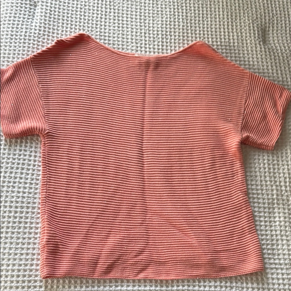 Tommy Bahama Peach Short Sleeve Sweater